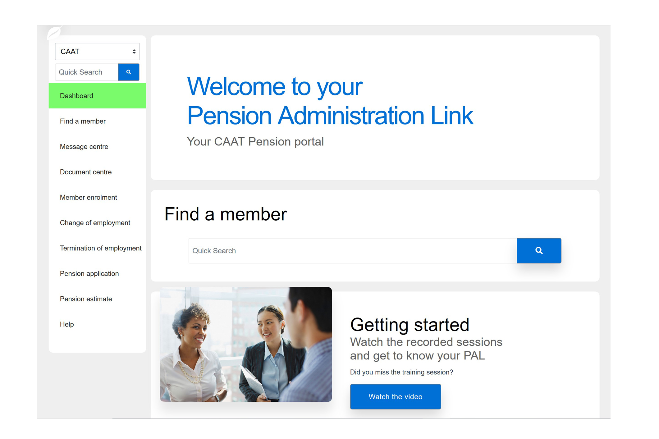 A screenshot of the Employer Portal dashboard