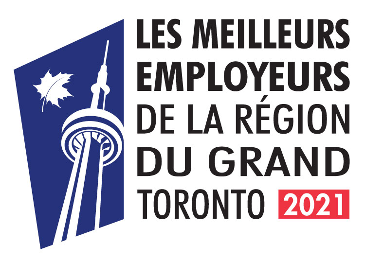 2021 GTA top employer award logo