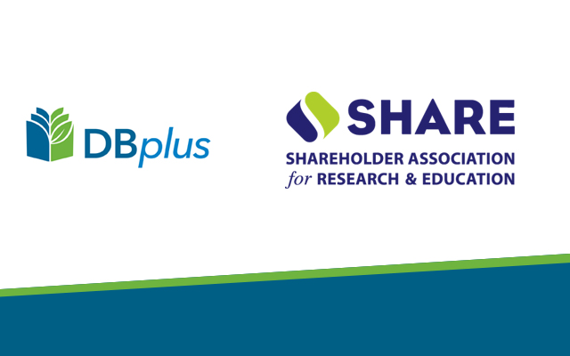 DBplus and SHARE logos