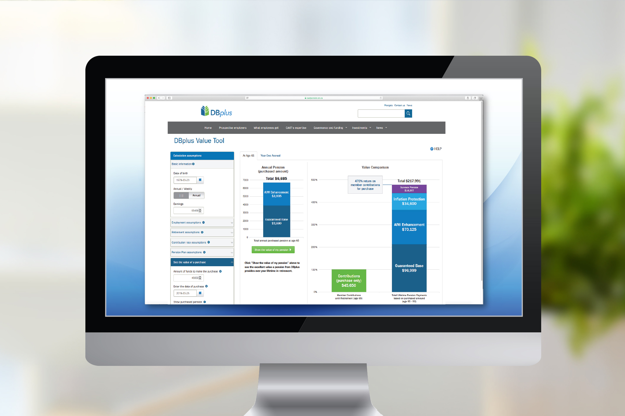 DBplus Value Tool