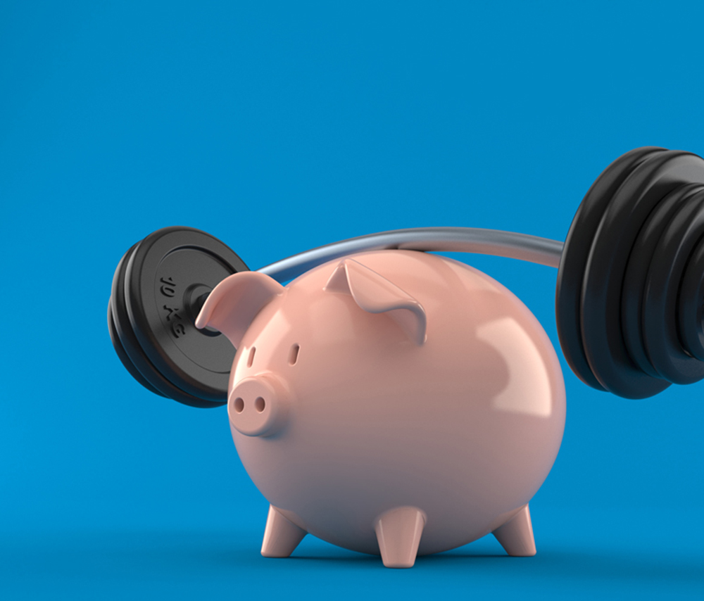 Pink Jar with Weights