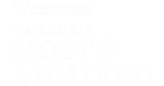 Logo des entreprises les plus admirées au Canada de Waterstone