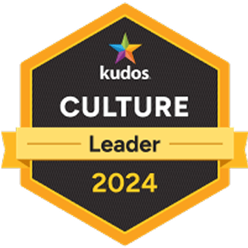 Badge de reconnaissance de Kudos pour le prix des meilleures cultures en 2024